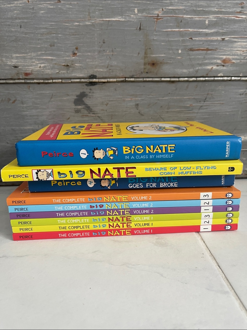 Big Nate Kids Book Collection. Hardcover & Paperback Set. All in good condition